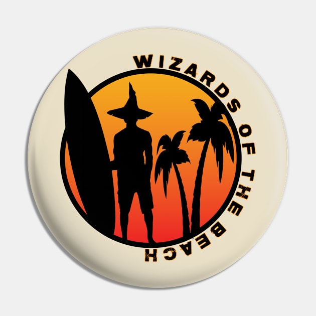 Wizards of the Beach Pin by AuthorsandDragons