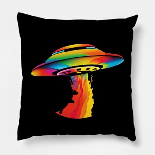 Retro UFO Pillow