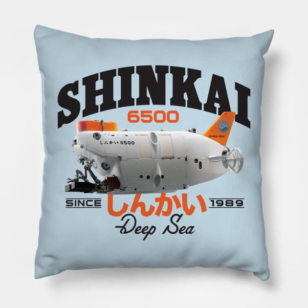 Shinkai 6500 Pillow by MindsparkCreative