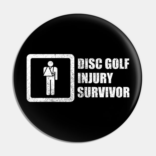 Disc Golf Injury Survivor Pin by GloopTrekker