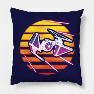 Synthwave TIE Interceptor Pillow