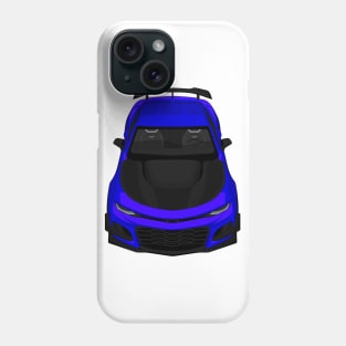 camaro zl1 1le dark-blue Phone Case