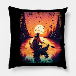 Solo canoeist Pillow