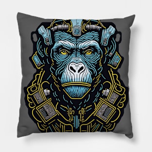 Techno Apes S02 D05 Pillow