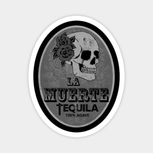 La Muerte Tequila BW Magnet