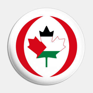 Palestinian Canadian Multinational Patriot Flag Pin