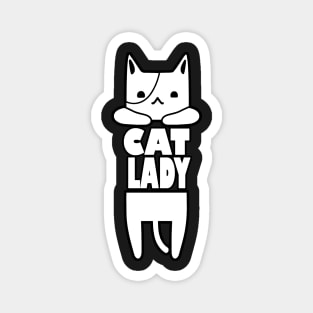 Crazy Cat lady, Funny shirt for mom, girlfriend, sister, cat lovers. Magnet