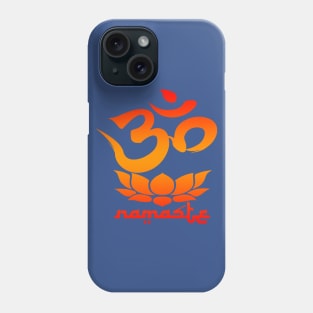 namaste red Phone Case