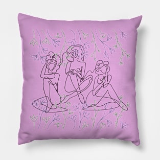 Line women design Pillow