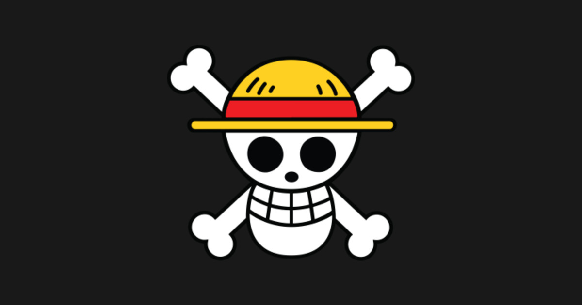  One  piece  flag logo  Onepiece Flag Cutest Logo  Straw Hat 