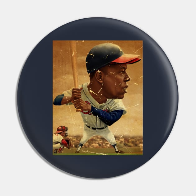 Hank Aaron [Regular Vintage] Pin by Lazy Sunday