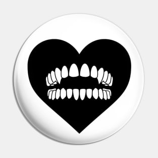 Vampire Heart Pin