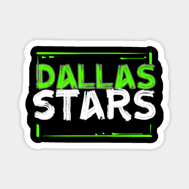 Dallas stars vintage Magnet by Cahya. Id