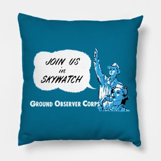 1952 Cold War Skywatch Pillow