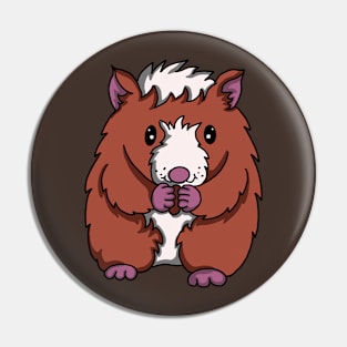 Cute Cartoon Hamster Pin