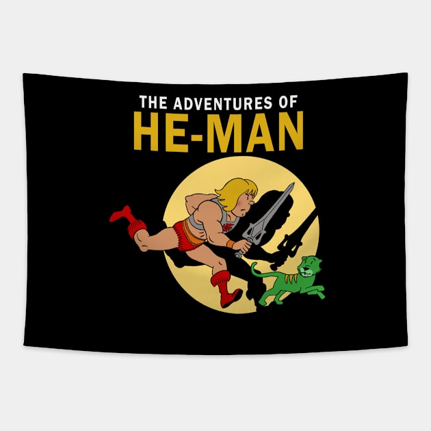 The Adventures of He-Man Tapestry by MarkWelser