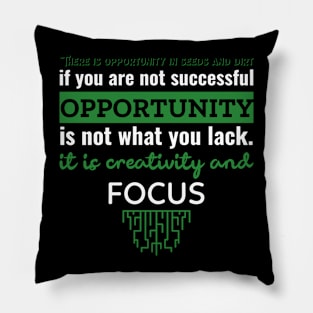 motivation and focus Pillow