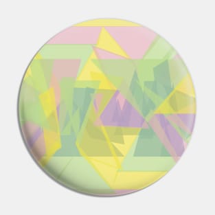 Superposition of Three Colors Pin