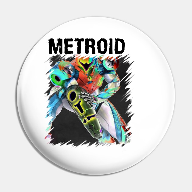 METROID Pin by MufaArtsDesigns