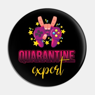 Quarantine Video Game - Play Game Expert Pin