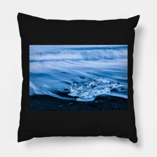 Black Sand, Blue Ice Pillow