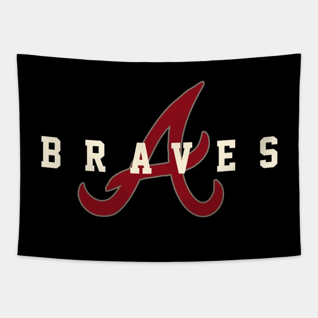 Atlanta Braves 1 by Buck Tee Tapestry by Buck Tee