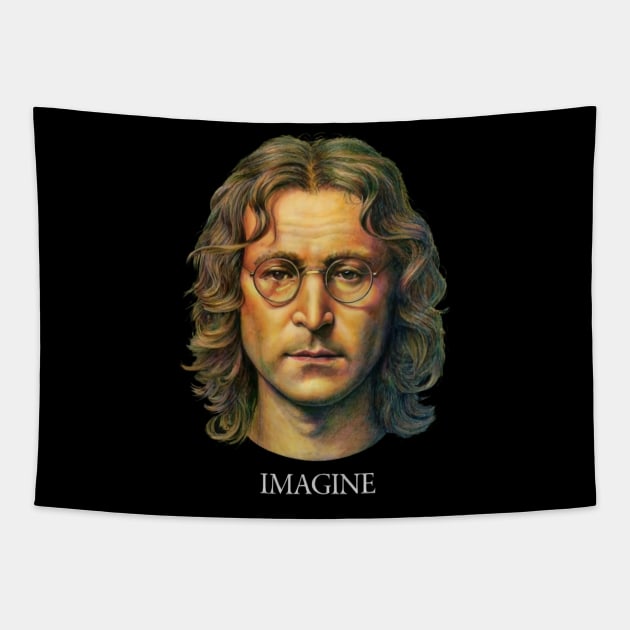 john lennon imagine Tapestry by Aldrvnd