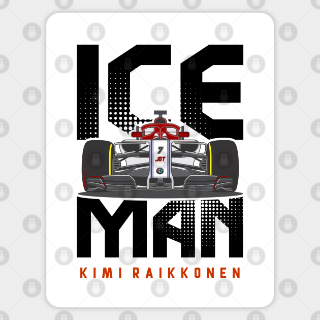 Kimi Raikkonen The Iceman - Kimi Raikkonen - Sticker