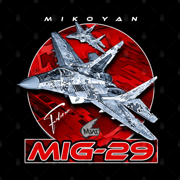 MIG-29 Soviet Union  Air Superiority Jet Fighter by aeroloversclothing