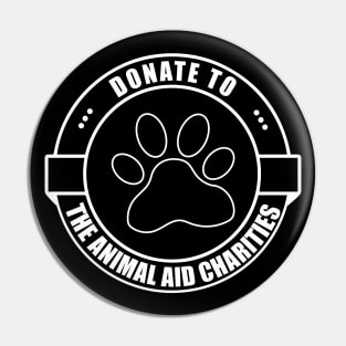 donate to the animal aid charities Pin