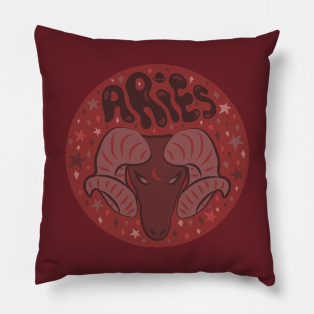 Aries Pillow by Doodle by Meg