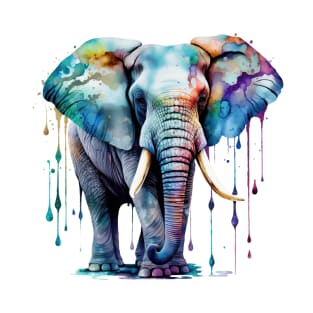 Colorful Elephant #4 T-Shirt