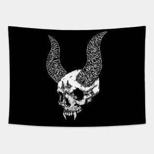 Demon skull Tapestry