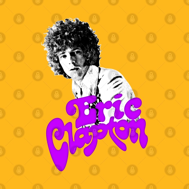 Eric Clapton / Retro Style Fan Art Design by DankFutura