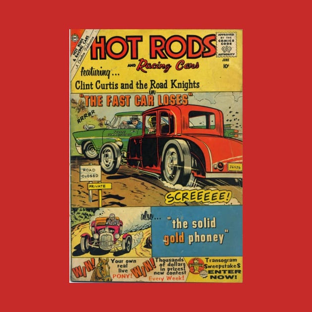 Vintage Race Hotroad Red car by dongkol