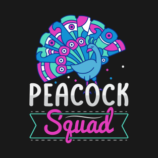 Peacock Squad Design for a Peacock expert T-Shirt
