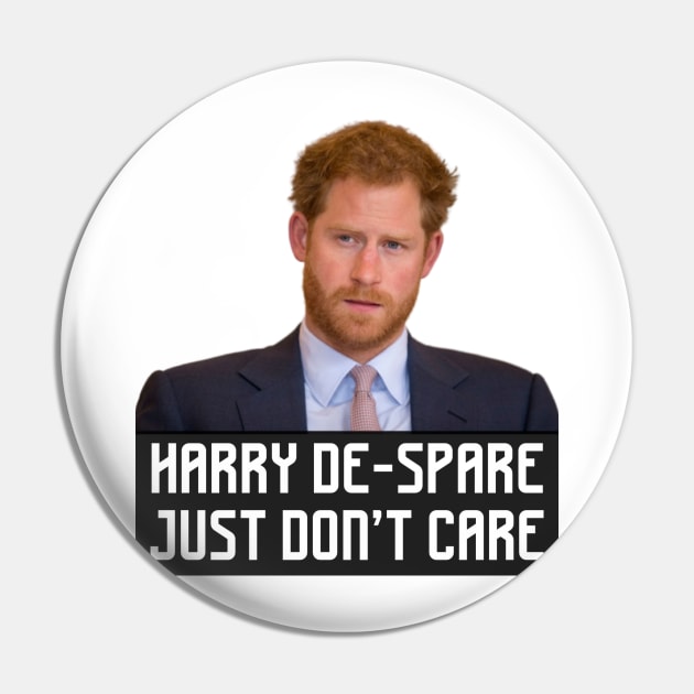 Prince Harry The Spare Heir Pin by FirstTees