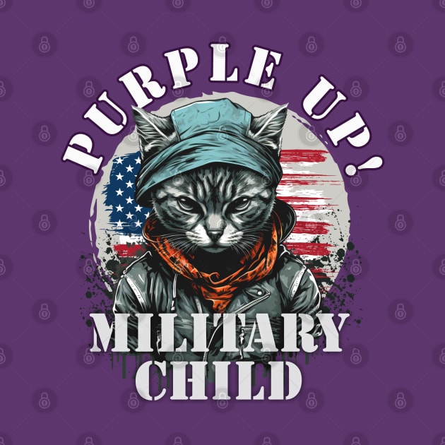 Purple Up For Military Child - Military Purple-Up Day by alcoshirts