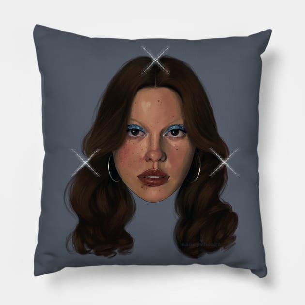 Maxine Mia Goth X Movie Pillow by thelamehuman