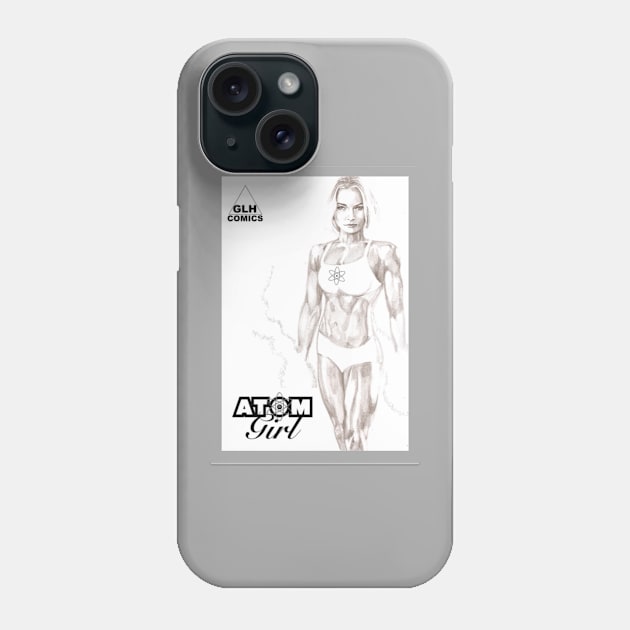 Atom Girl Phone Case by Grant Hudson