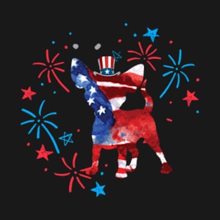 Chihuahua Uncle Sam Hat 4Th Of July T-Shirt