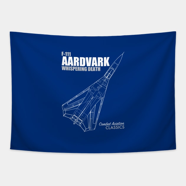 F-111 Aardvark Tapestry by Tailgunnerstudios