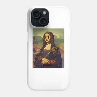 Wiggly Mona Lisa Phone Case