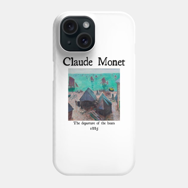 The departure of the boats Phone Case by Cleopsys