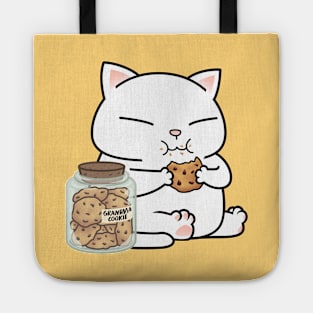 Chubby Cat Cookie Tote