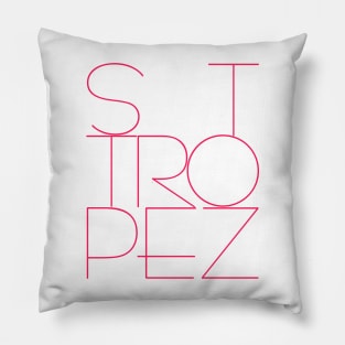 St. Tropez in Pink, background color also your choise, contact me. Pillow