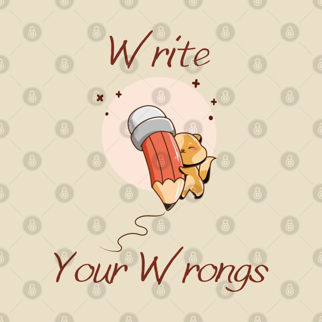 Write Your Wrongs by Claudia Williams Apparel