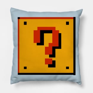 the oldest question block Pillow