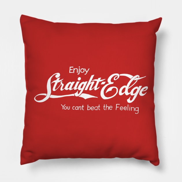 Enjoy Straight Edge Pillow by Viper Vintage