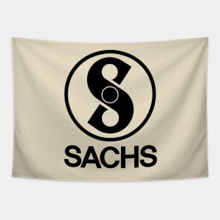 Sachs S logo (black) Tapestry